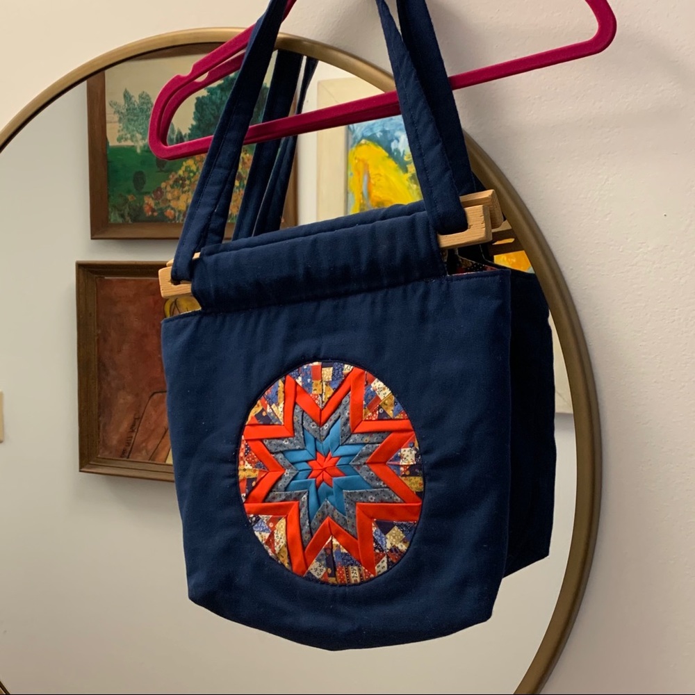 Handmade quilted purse